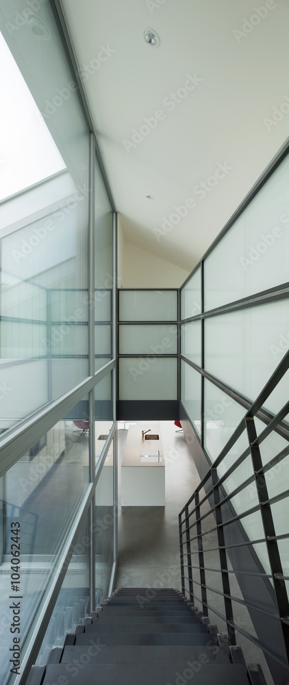 Obraz premium Interior, iron stairs