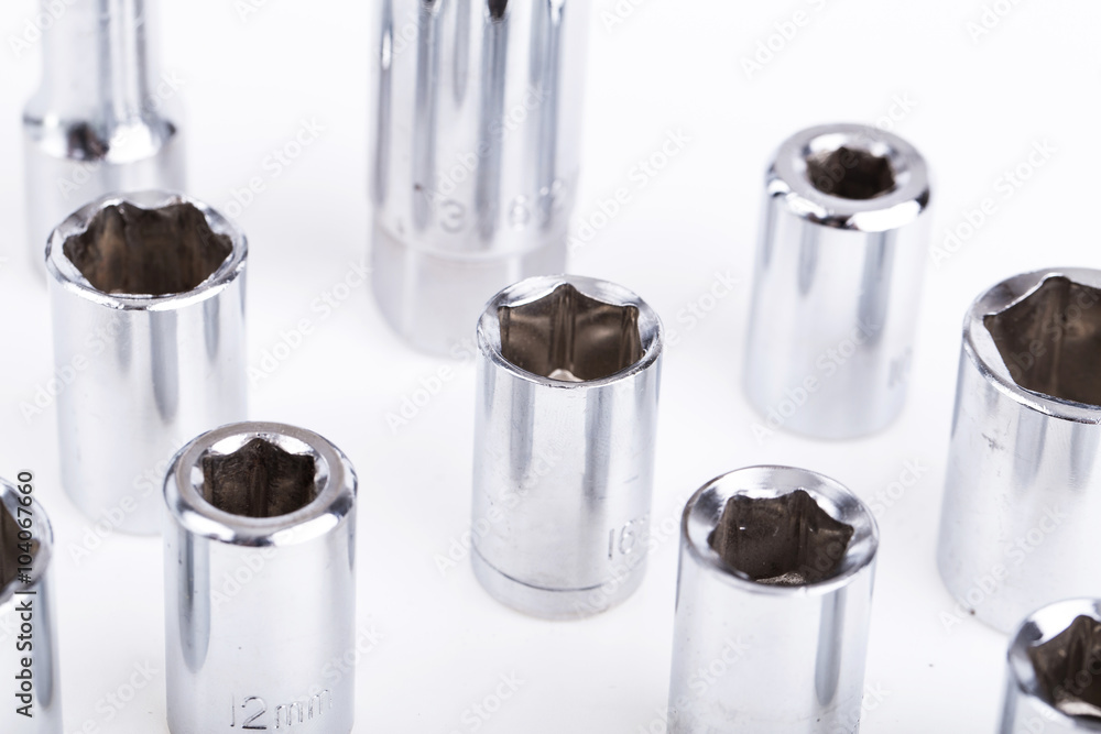 Working tools isolated on a white background. Working tools isolated on a white background.
