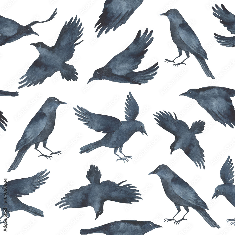 Fototapeta premium Watercolor seamless pattern