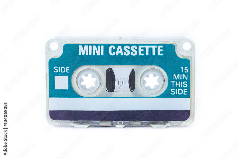 Obraz premium Cassette isolated on white