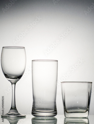 empty glass types