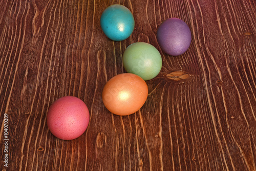 Wallpaper Mural Multi-coloured Easter eggs Torontodigital.ca