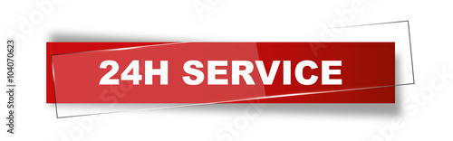 Button | Schild | 24h Service