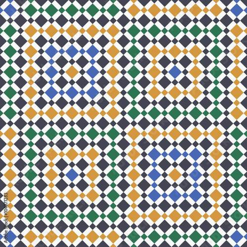 Moroccan Pattern. Mosaic Tiles