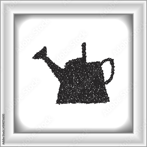 Simple doodle of a watering can