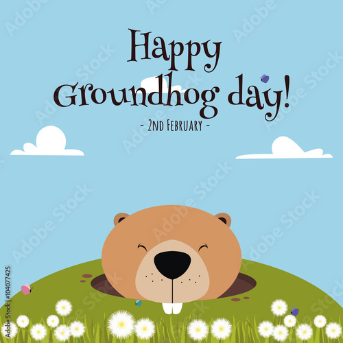 Groudhog day background