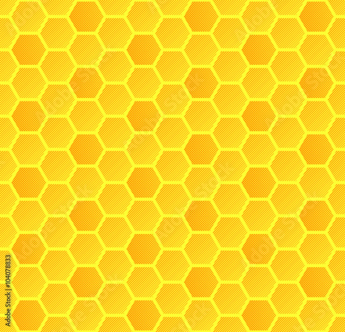 Seamless honeycomb pattern.