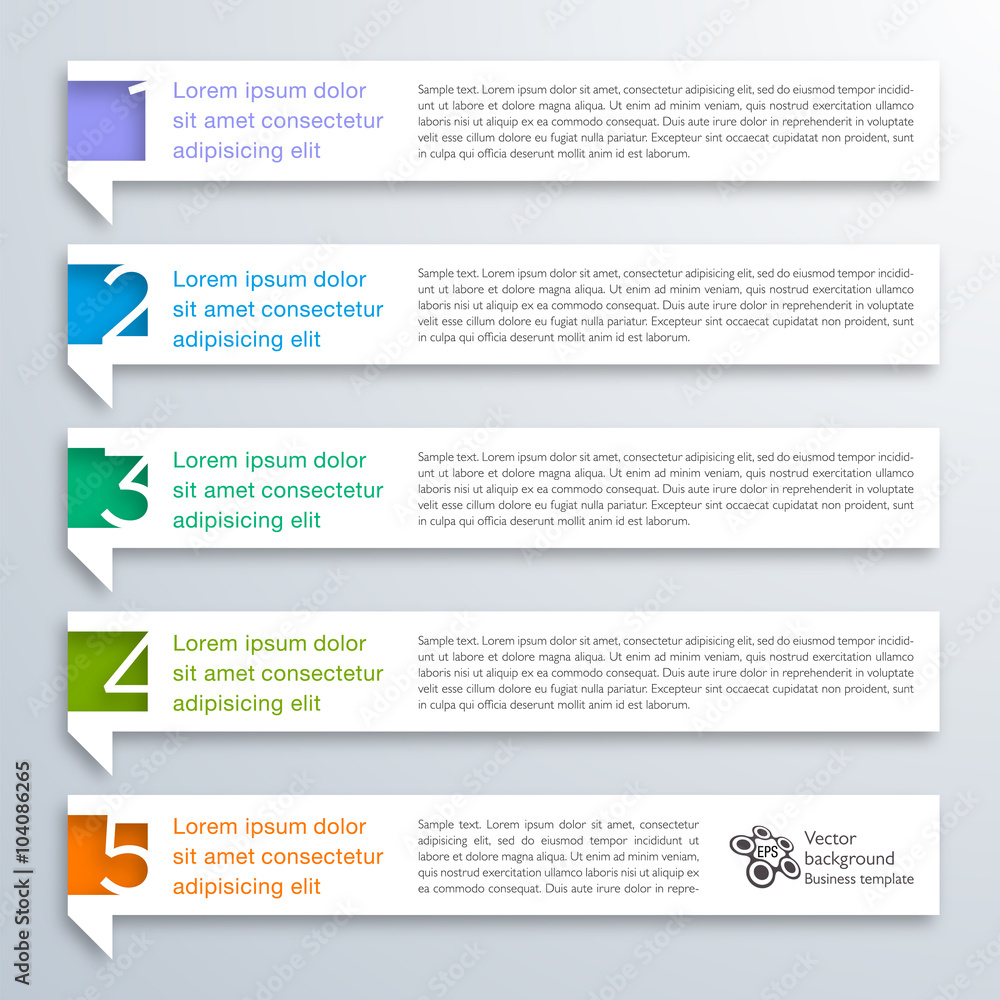 Infographics Web Banner & Label Design Infographics Web Banner & Label Design