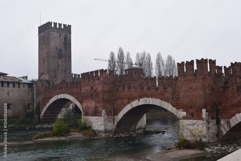 Obraz premium ponte di castel vecchio