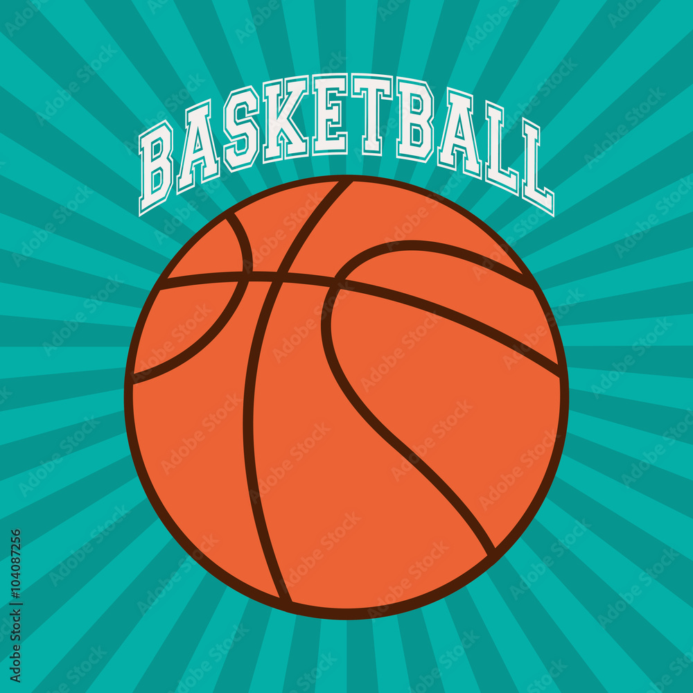 Basketball sport design 