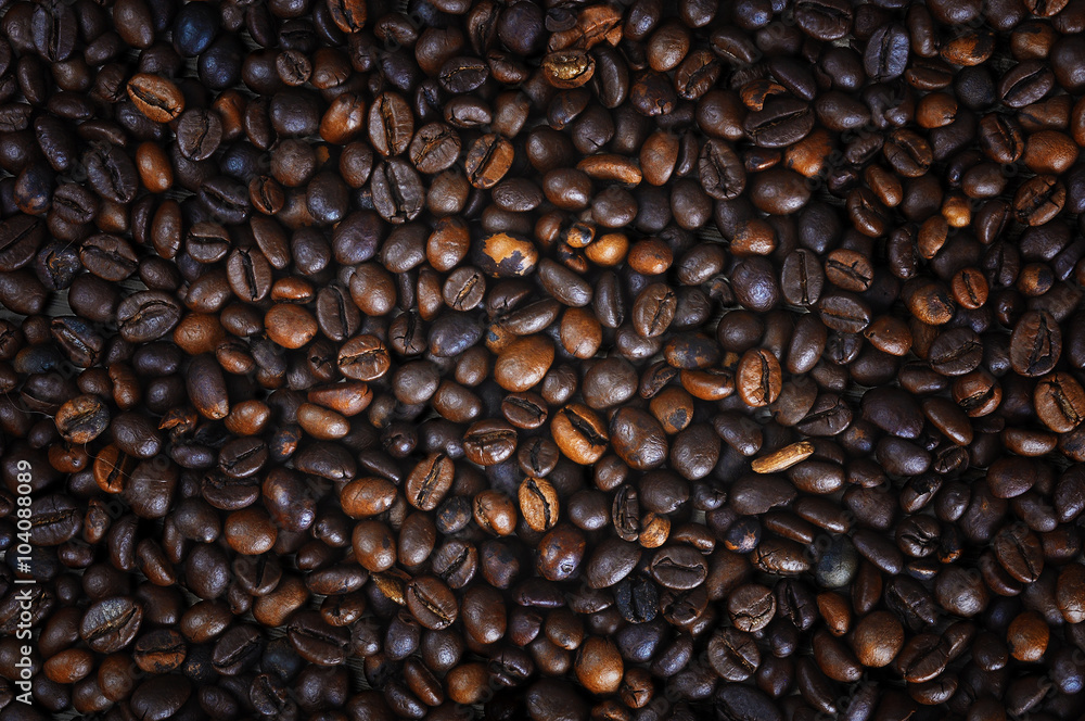 Obraz premium Roasted coffee beans