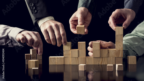 Φωτογραφία Teamwork and cooperation concept