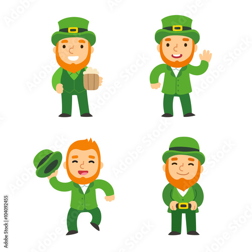 Saint Patricks Day leprechauns