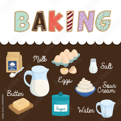 Baking icon design 