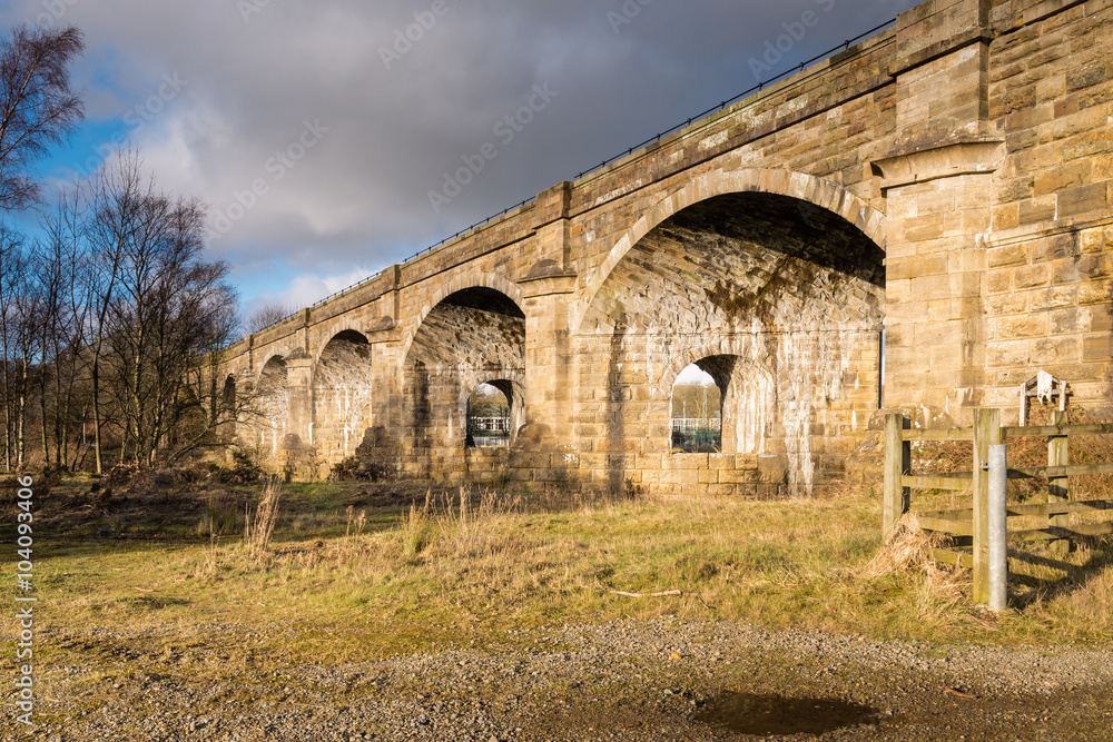Alston Arches in Haltwhistle the railway viaduct