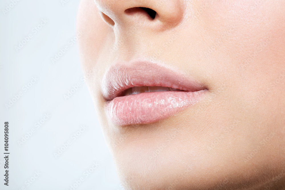 beautiful sexy lips and teeth
