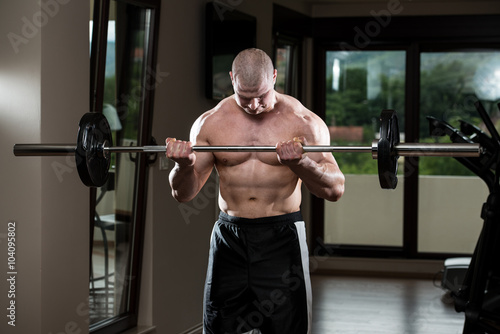 Biceps Exercise With Barbell