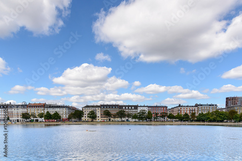 The Lakes, Copenhagen / the lakes in Copenhagen, is a row of 3 rectangular lakes curving around the western margin of the City 