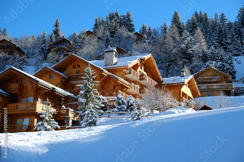 Alpine wooden chalet