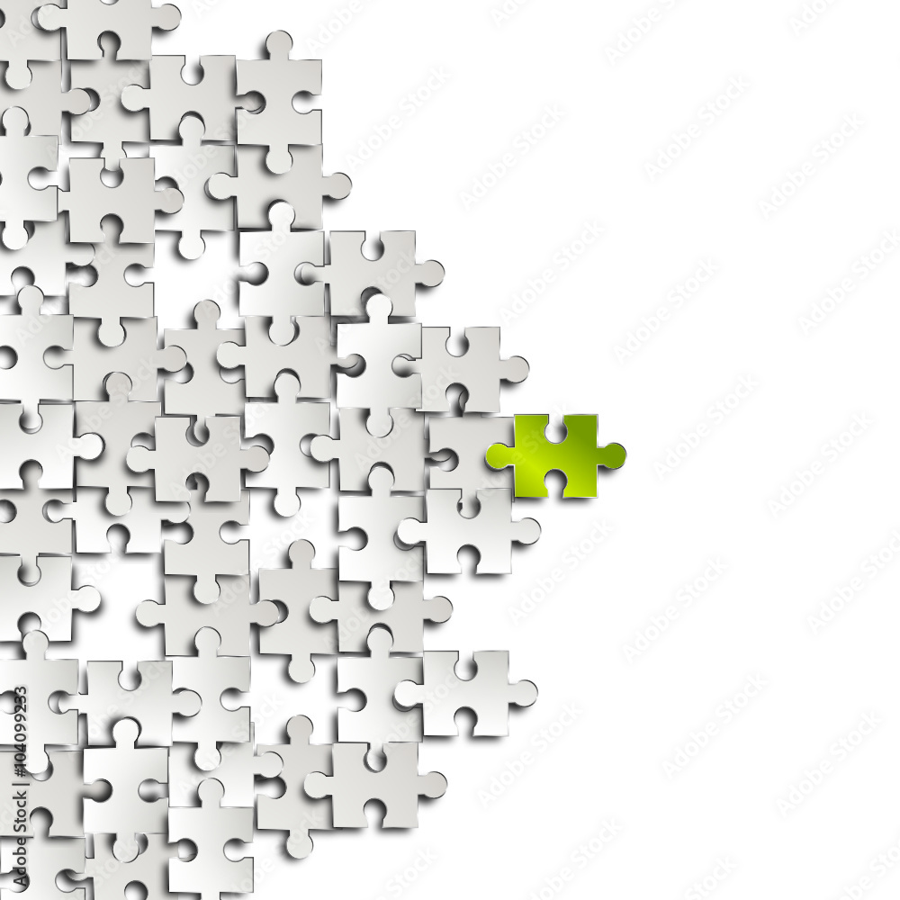 puzzle Elemente grün weiß papier hintergrund puzzle Elemente grün weiß papier hintergrund