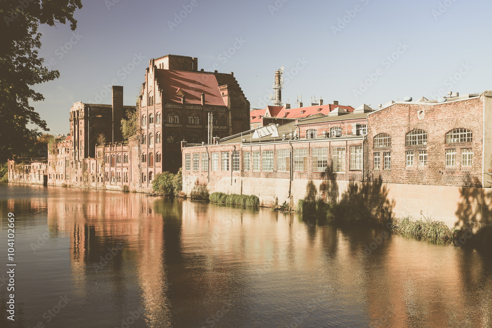 Szczecin - The old brewery - obrazy, fototapety, plakaty 