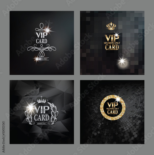 Set of VIP cards