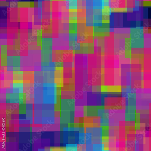 Seamless abstract color squares 3