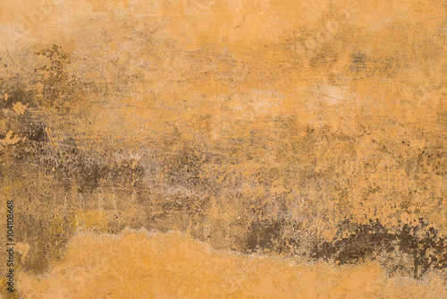 Obraz na plátně Ochre aged texture with smudges