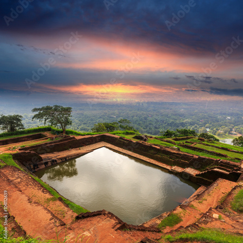 King's swimmig pool in Sigiriya castle