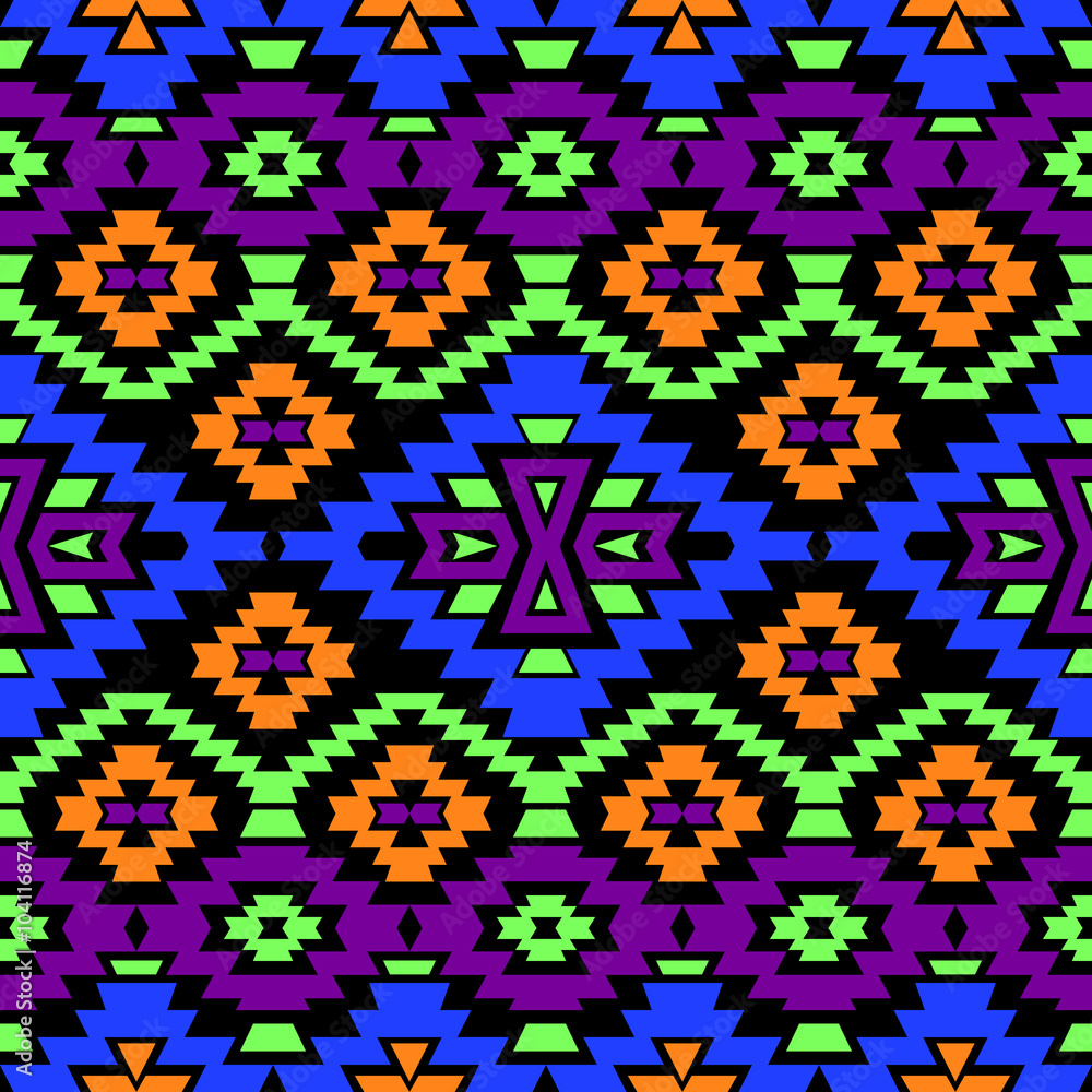 Seamless Aztec pattern Seamless Aztec pattern