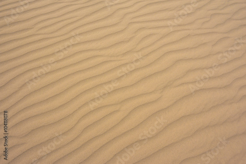  sand waves pattern in the desert. ground wave © Lumppini