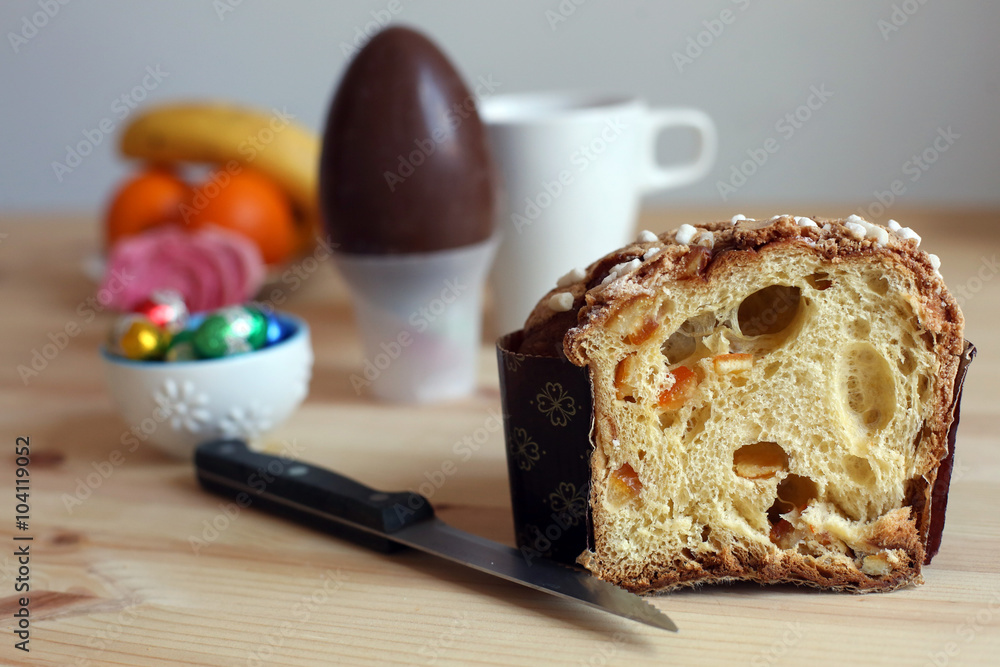 Fototapeta premium La colomba, il dolce pasquale