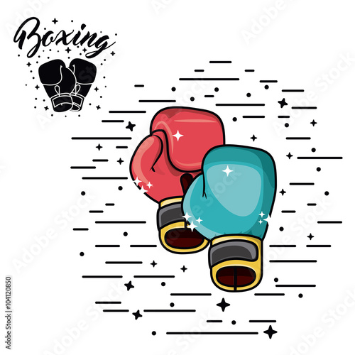 boxing sport design 