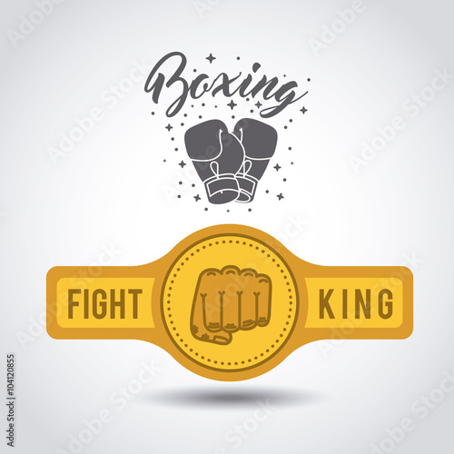 boxing sport design 