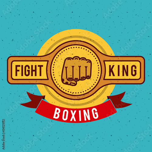 boxing sport design 