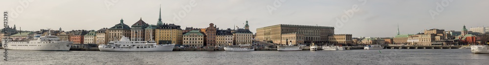 panoramic view of the downtown of the city of stockholm