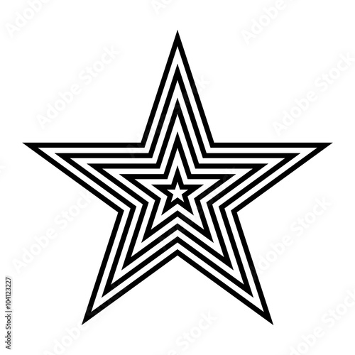 Star vector icon