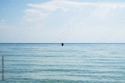Alone in the sea © adventurestories
