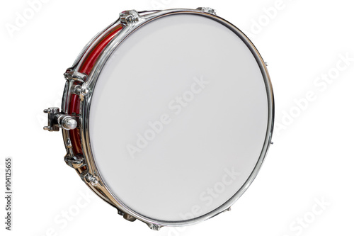 Tambourine isolated on white background