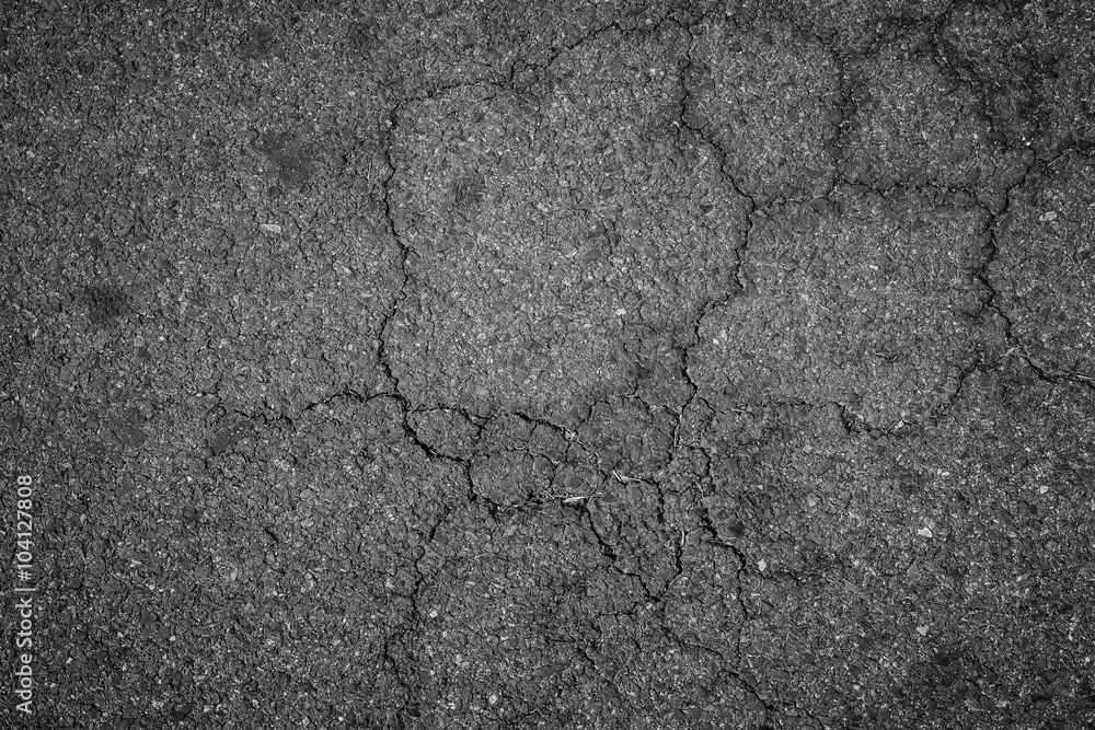 Fototapeta premium Crack asphalt background