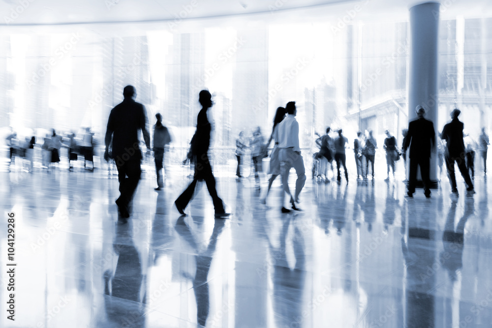 Fototapeta premium group of people in the lobby business center