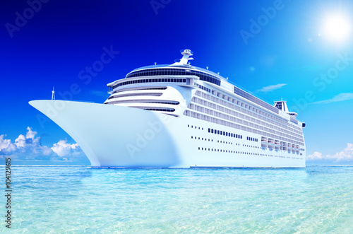 3D Cruise Destination Ocean Summer Island Concept © Rawpixel.com