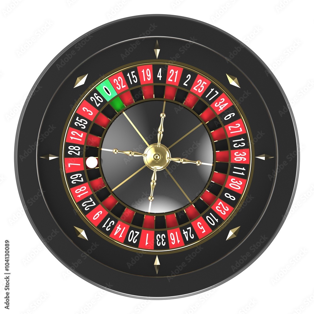 Casino roulette wheel Stock Illustration | Adobe Stock