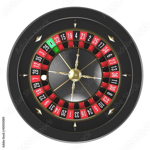 Casino roulette wheel