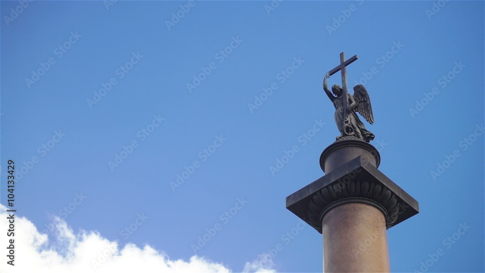 Alexandrine Column at Dvortsovaya (Palace) Square in St.Petersburg, Russia Alexandrine Column at Dvortsovaya (Palace) Square in St.Petersburg, Russia