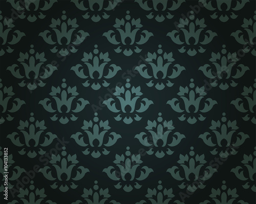 Vintage floral background pattern.