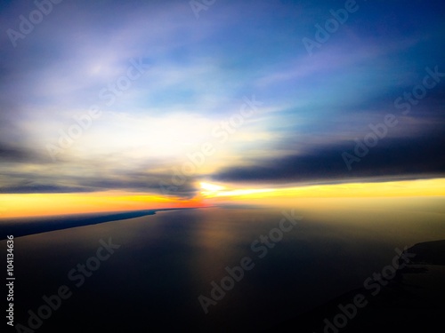 sun at the horizon © franxco