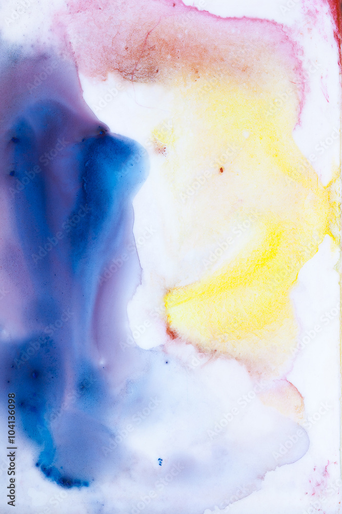 Fototapeta premium Abstract watercolor background.