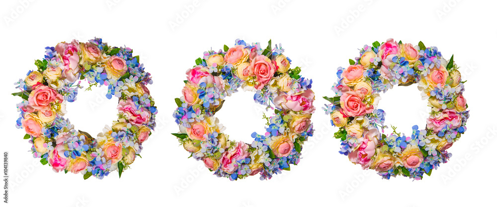 three spring floral wreath three spring floral wreath