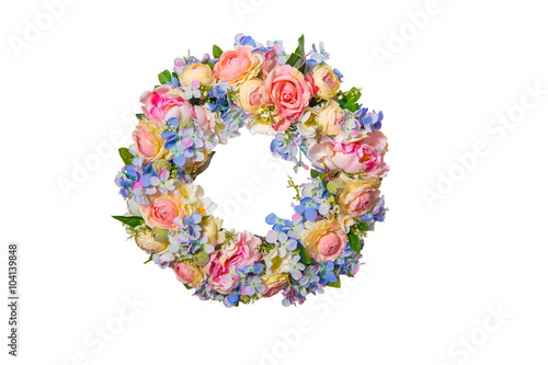  spring floral wreath